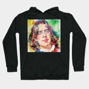 OSCAR WILDE watercolor portrait .14 Hoodie